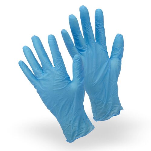 Guantes de Latex SEICAR Azules Talla L (50 unidades) Alta Protección 
