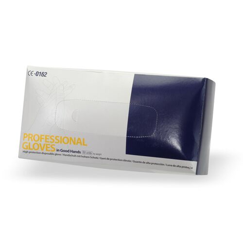 Guantes de Latex SEICAR Azules Talla L (50 unidades) Alta Protección 