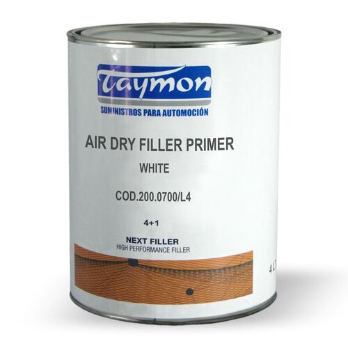 Kit Aparejo Rápido Blanco TAYMON 4L con Catalizador 1L