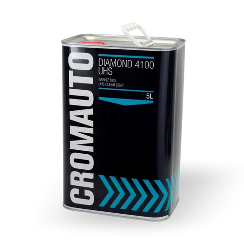 Kit Barniz acrílico CROMAUTO DIAMOND 4100 UHS 5L con Catalizador Lento CRH40