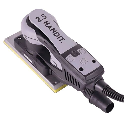 Promoción Garlopa HANDIT Brushless 350W 70x197mm 2,5mm y Cuatro Cajas de Tiras Abrasivas
