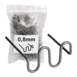 Grapa Nº4 "S" 0,8mm RS28 para Soldar Plásticos  (100 unidades)