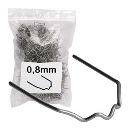 Grapa Nº5 "V" 0,8mm RS38 para Soldar Plásticos  (100 unidades)