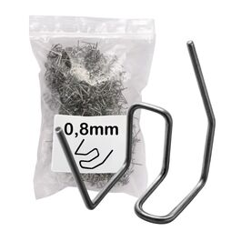 Grapa Nº8 "VV" 0,8mm RS238 para Soldar Plásticos  (100 unidades)