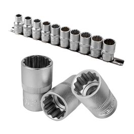 Juego de 10 Vasos 8-22mm 3/8" 12 Caras